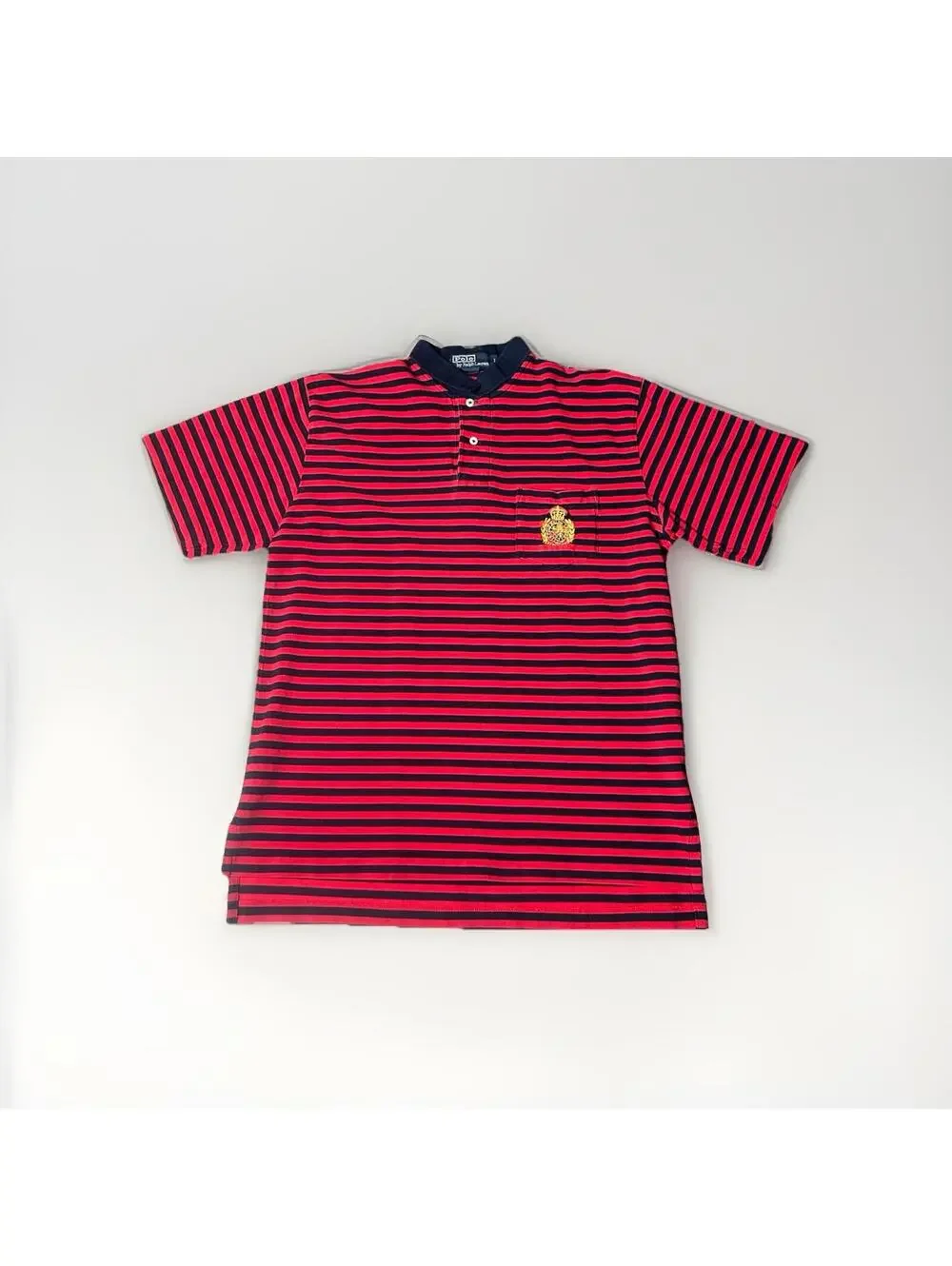 Vintage Crest Polo Ralph Lauren Men’s Large  Classic Fit Soft Cotton Pony USA